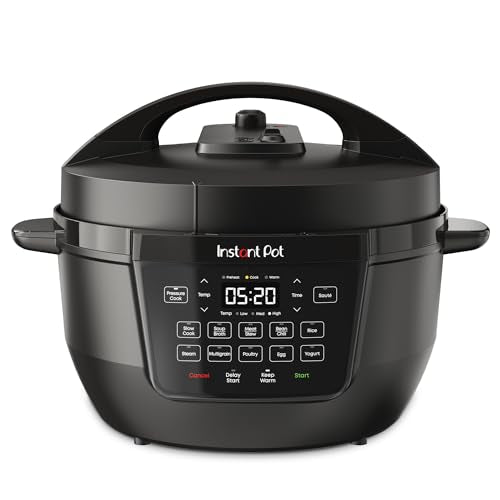 Instant Pot 7.5QT RIO Wide 7-in-1 Electric Multi-Cooker DUPC801BK - Black - Brand New