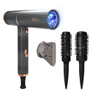 CORTEX BEAUTY AIRFOLD IONIC FOLDABLE DRYER + 2 BRUSH HEAD, CB-AIRFLD-2BRU - GRAY Like New