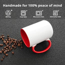 Home VSS Ceramic 15oz Sublimation Coffee Mug, Red, Case of 12 - Brand New