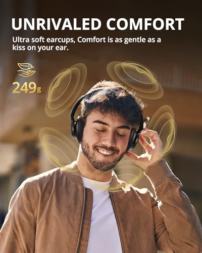 Tronsmart Q20S Hybrid Active Noise Cancelling Headphones Wireless Over Ear - Like New