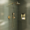 Lavatrum Shower System Wall Mounted Faucet Set 10" Rain 6-Function B09FQ2FY1P - Brand New