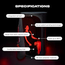 SAUNA POD PORTABLE PERSONAL DRY SAUNA, LIGHT CHAIR, UP TO 185℉, CHARCOAL BLACK - Like New