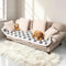 PULSEFAY DOG COUCH COVER VELVET SOFT WASHABLE (27.6 * 70.9INCH) - GRAY - Like New