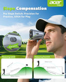 Acer Gadget Golf Rangefinder Slope 1200/1700Yards Laser Range Finder - Black - Like New