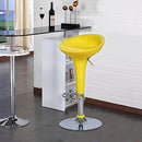 Joveco Stylish Colorful Swivel Adjustable Bar Stools Yellow - Set of 2 - Brand New