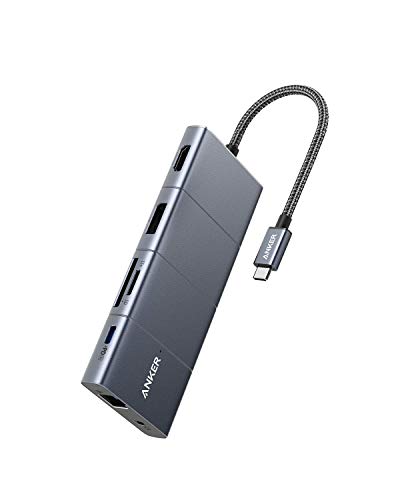 ANKER USB C HUB 11-IN-1 DOCKING STATION 4K@60HZ A83850A1 - GRAY - Like New