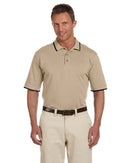 M210 Harriton Short-Sleeve Pique Polo With Tipping New