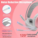 COSBARY Gaming Headset with Mic, 7.1 Surround Sound Headphones - Pink - Like New