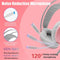 COSBARY Gaming Headset with Mic, 7.1 Surround Sound Headphones - Pink - Like New