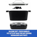 STIRMAX 7.5QT DIGITAL MULTI-COOKER WITH AUTO STIR BASIC BLACK - Like New