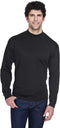 8510 Ultraclub Adult Interlock Long Sleeve Mock Turtle Neck New