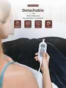 Electric Heated Throw, Double-Sided Flannel & Sherpa, 8 Heating Levels - Brand New