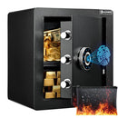 ADIMO BIOMETRIC SAFE BOX 1.6 CUFT FINGERPRINT SAFE W/TOUCHSCREEN - BLACK - Like New