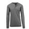 BLUE ICE MENS CHARCOAL LONG SLEEVE STRETCH HENLEY SHIRT SIZE: MEN S - CHARCOAL - Brand New
