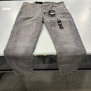 BLU ROCK MEN'S FLEX STRETCH SLIM FIT STRAIGHT JEANS - SIZE: 34X31 - DARK GRAY - Like New