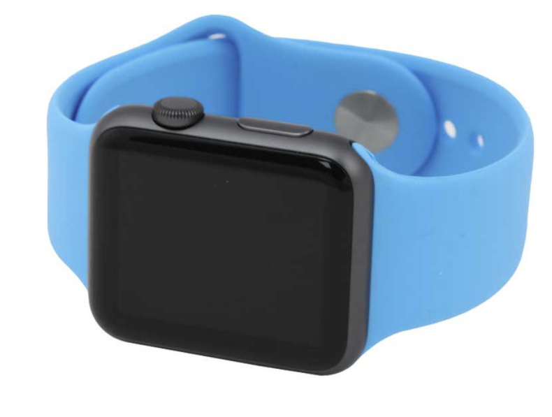 FanTEK Silicone Watch Band for Apple Watch, 42mm, Blue Like New