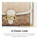 CBQ55-NEW COACH JADE CHAIN CROSSBODY, TAN/SAND/CHALK - TAN - Brand New
