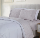 BIBB HOME EGYPTIAN LUXURY 1800 COUNT 4 PC SHEET SET- KING - MINI PAISLEY - Brand New