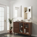 KOHROS BATHROOM MIRROR RECTANGLE BEVELED FRAMELESS WALL MIRROR - SILVER - Like New