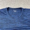 GALAXY BY HARVIC PULLOVER HEATHER KNIT SHIRT MEN'S - SIZE: MEN S - ROYAL BLUE - Brand New