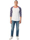 ALTERNATIVE PRINTED BBALL TEE - SIZE: MEN S - ECO IVORY/ STARS - Like New