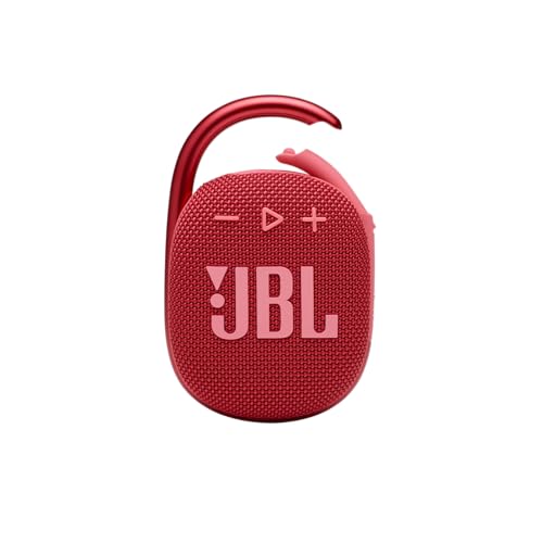 JBL CLIP 4 PORTABLE MINI BLUETOOTH SPEAKER BIG AUDIO PUNCHY BASS - RED - Brand New