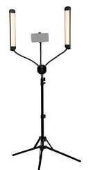 Fotodiox Selfie Starlite Stix Vlog Light Kitw/Tripod - 2X 11in Bi-Color LED - Like New