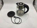 CHEFMAN ELECTRIC KETTLE 1.8L CAPACITY - BLACK/STAINLESS STEEL - Like New