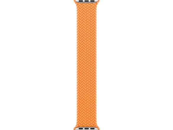 APPLE WATCH BRAIDED SOLO LOOP 45MM - SIZE 11 - BRIGHT ORANGE - Brand New