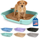 PuppyGoHere Large Dog Indoor Litter Box Up to 20 Lbs, Apple Green - Brand New