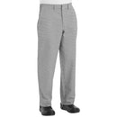 Chef Designs Men's Cook Pant - Black/White Check Size 38W x 34L - Like New