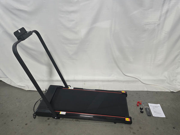 GENERIC CW1F 2-IN-1 WALKING PAD TREADMILLS MAX 300 LBS SPEED - BLACK/RED - Like New