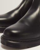 DR. MARTENS UNISEX MONO SMOOTH LEATHER CHELSEA BOOTS SIZE: MEN 8 WOMEN 9 - BLACK - Like New