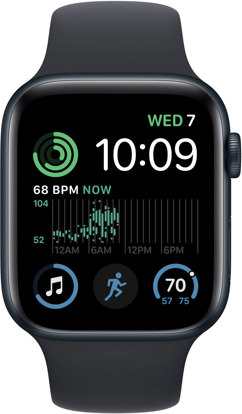 Apple Watch SE 2nd Gen GPS 44mm Aluminum Case Midnight Sport - Scratch & Dent
