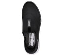 SKECHERS MEN'S GOWALK 6 SLIP INS CASUAL SNEAKER - SIZE: MEN 11.5 - BLACK/WHITE - Brand New