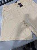 JUMP START RELAXED FIT CLASSIC POLY TECH LOUNGE SHORTS - SIZE: MEN 3XL - KHAKI - Brand New