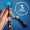 ORAL-B IO ULTIMATE CLEAN REPLACEMENT BRUSH HEADS, 9-COUNT - BLACK/WHITE - Brand New