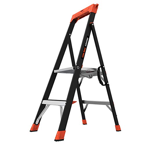 LITTLE GIANT LADDER SYSTEMS 15284-001 AIRWING 4' FIBERGLASS - RED OR YELLOW - Like New