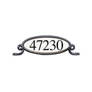 GIBRALTAR REFLECTIVE PLASTIC ADDRESS NUMBER PLAQUE MBPLAQ0B - BLACK - Brand New