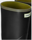 HUNTER ARGYLL BULLSEYE FULL KNEE WELLINGTON BOOTS - SIZE: MEN 9 WOMEN 10 - BLACK - Like New