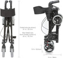 HealthSmart Walker Rollator With Seat And Backrest - Scratch & Dent