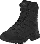 MERRELL MEN'S MOAB 3 8" ZIP TACTICAL BOOTS - SIZE: MEN 12 (AU/UK M11.5) - BLACK - Like New