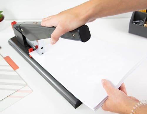 BOSTITCH OFFICE HEAVY DUTY STAPLER 215 SHEET CAPACITY JAM-FREE RELOAD BLACK - Like New