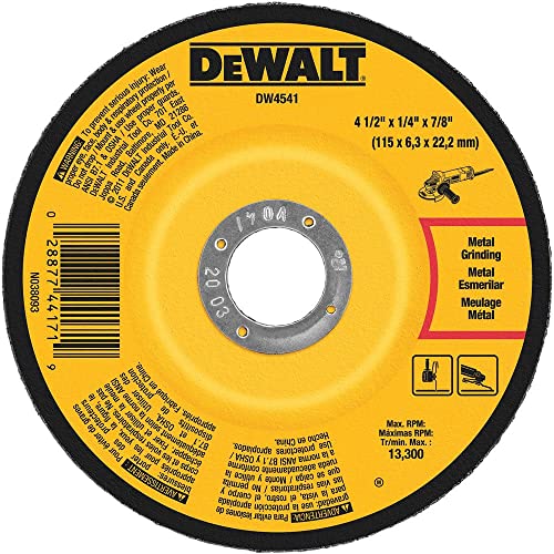 DEWALT 4-1/2" X 1/4" X 7/8" FAST CUT ABR - Yellow - Like New