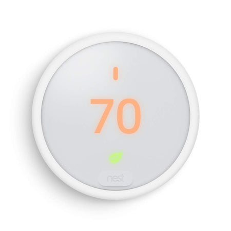 GOOGLE NEST THERMOSTAT E PROGRAMMABLE WIFI APP ALEXA GOOGLE ASSISTANT -WHITE - Like New