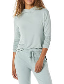 AMAZON ESSENTIALS WOMEN'S SUPERSOFT TERRY HOODIE, STANDARD-FIT PULLOVER, S Sage - Like New