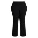 TERRA & SKY WOMEN'S PLUS FLARE LEGGINGS (20W-22W) - SIZE: WOMEN 2X - BLACK SOOT - Brand New