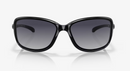 Oakley Women's Oo9301 Cohort Rectangular Sunglasses with grey lens black frame - Like New
