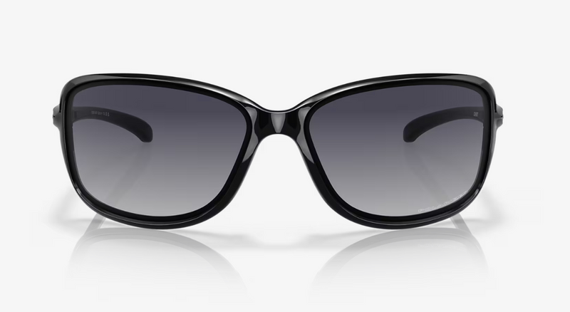 Oakley Women's Oo9301 Cohort Rectangular Sunglasses with grey lens black frame - Like New