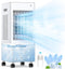 BIDIOWE MOBILE AIR CONDITIONERS UPGRADED 3-SIDE AIR INTAKE 85W EVAPORATIVE - Like New